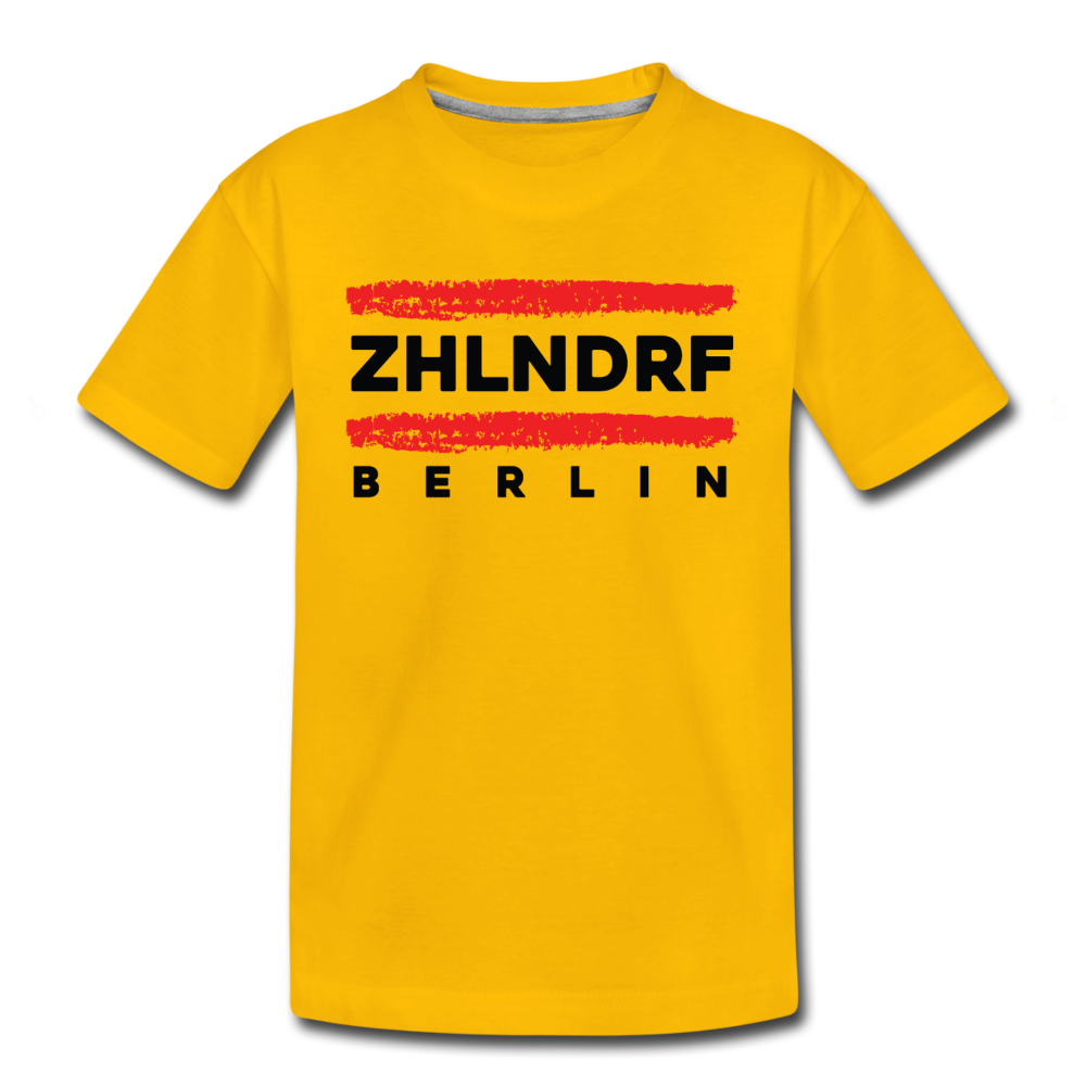 ZHLNDRF - Teenager Premium T-Shirt - Sonnengelb