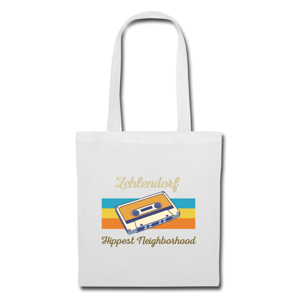 Zehlendorf Hippest Neighborhood - Stoffbeutel - Weiß