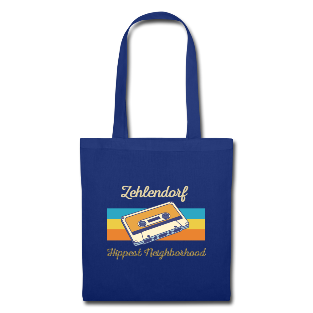 Zehlendorf Hippest Neighborhood - Stoffbeutel - Royalblau