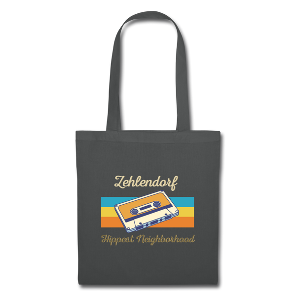 Zehlendorf Hippest Neighborhood - Stoffbeutel - Graphite