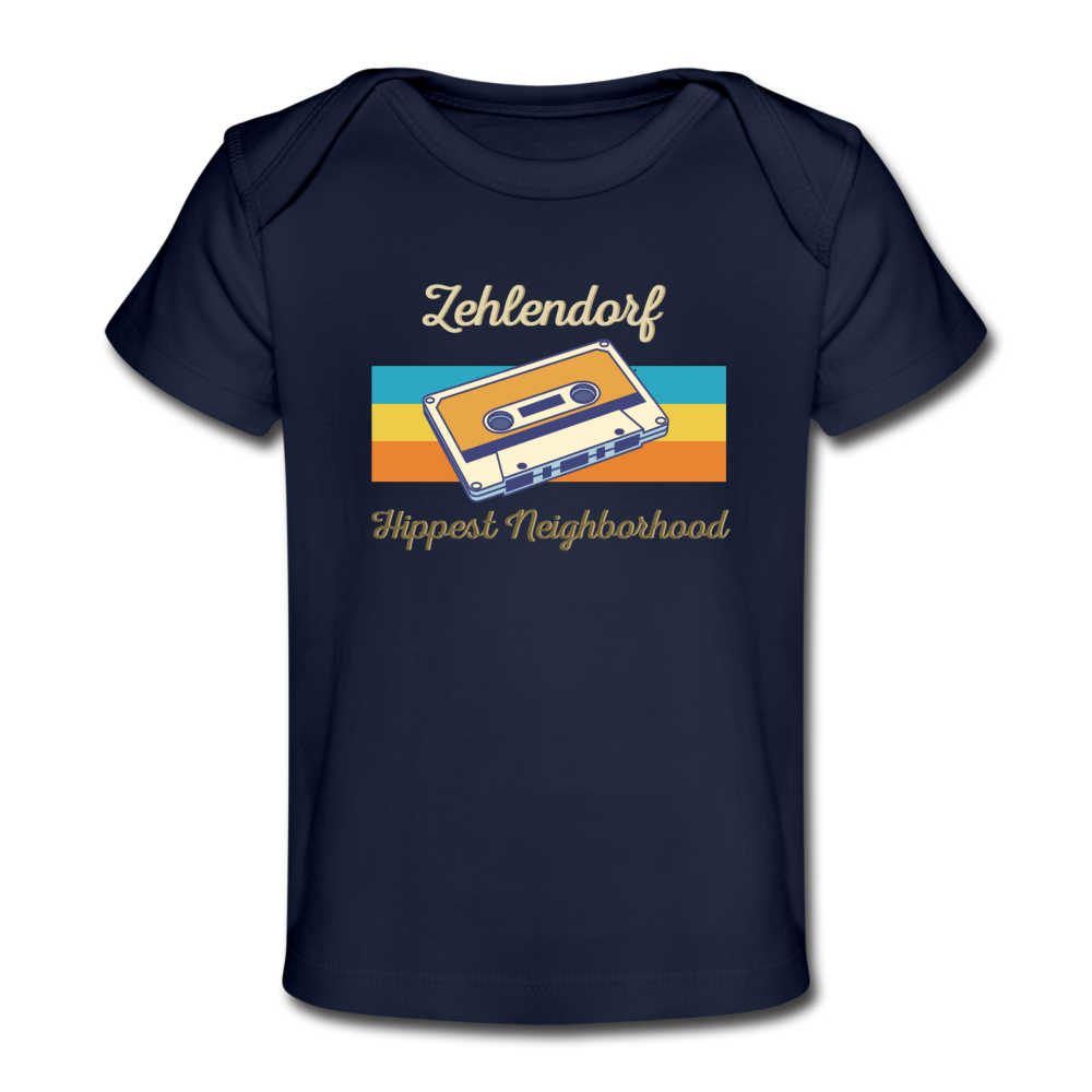 Zehlendorf Hippest Neighborhood - Baby Bio T-Shirt - Dunkelnavy