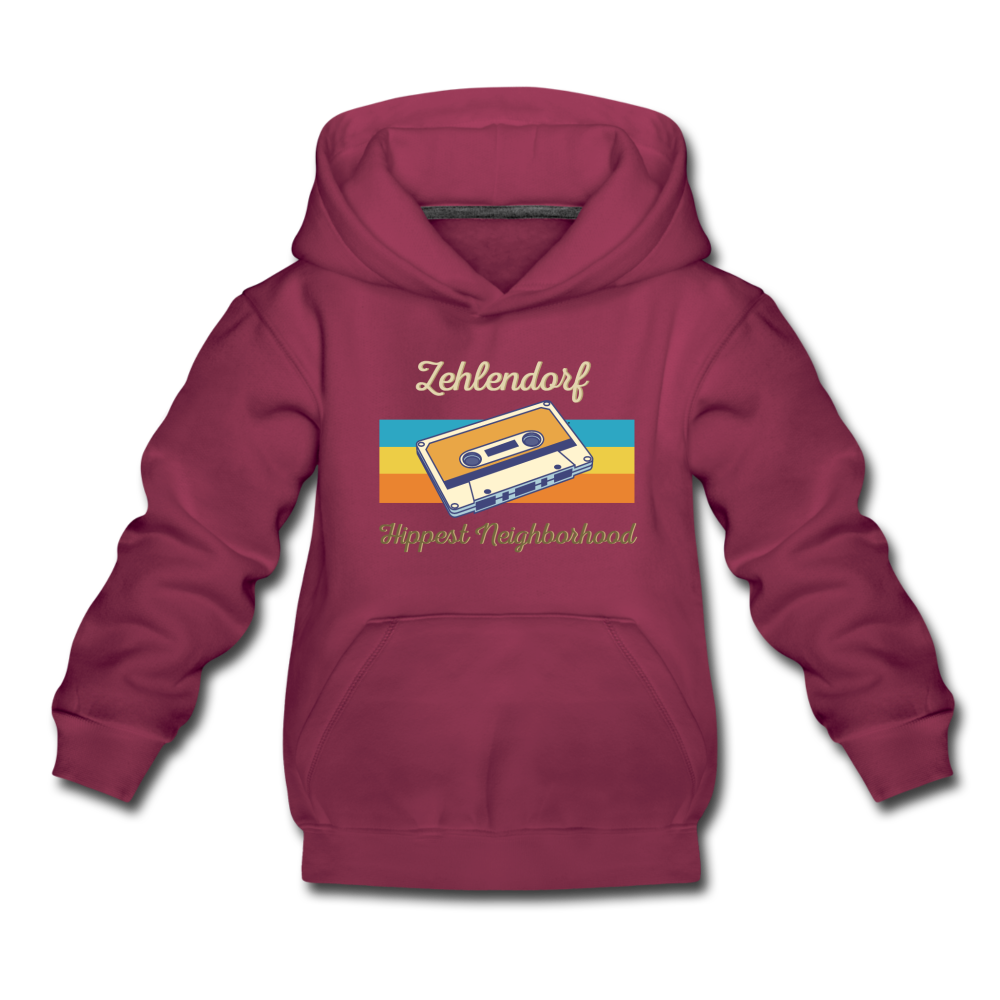 Zehlendorf Hippest Neighborhood - Kinder Premium Hoodie - Bordeaux