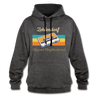 Zehlendorf Hippest Neighborhood - Kontrast Hoodie - Anthrazit/Schwarz