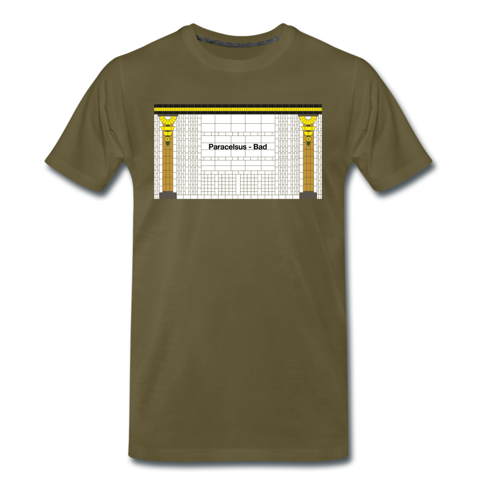 Paracelsus-bad - Männer Premium T-Shirt - Khaki