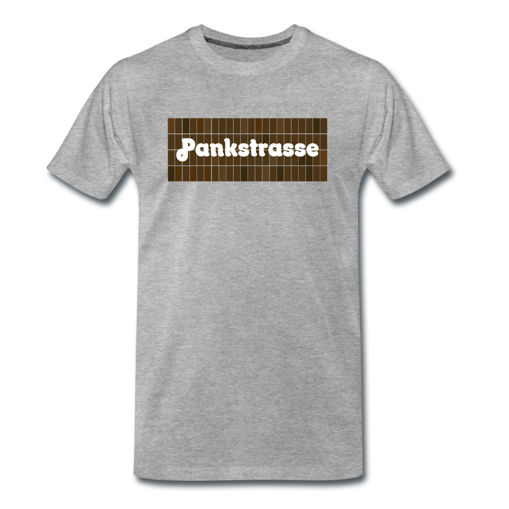 Pankstrasse - Männer Premium T-Shirt - Grau meliert