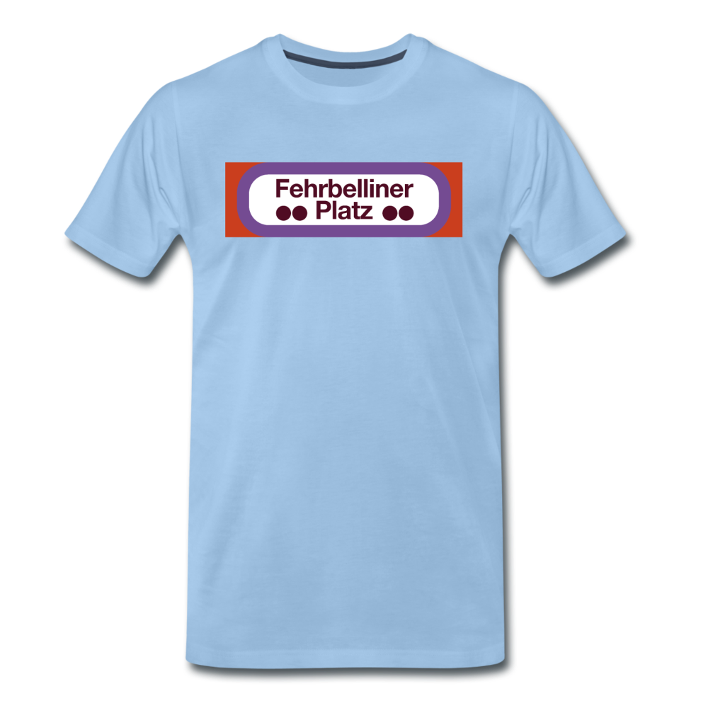 Fehrbelliner platz - Männer Premium T-Shirt - Sky