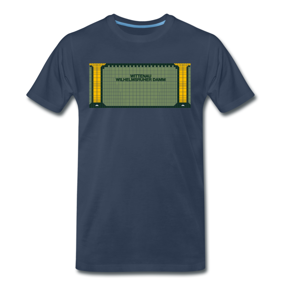 Wittenau Wilhelmsruher Damm - Männer Premium T-Shirt - Navy