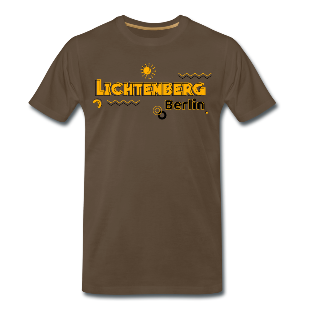 Lichtenberg - Männer Premium T-Shirt - Edelbraun