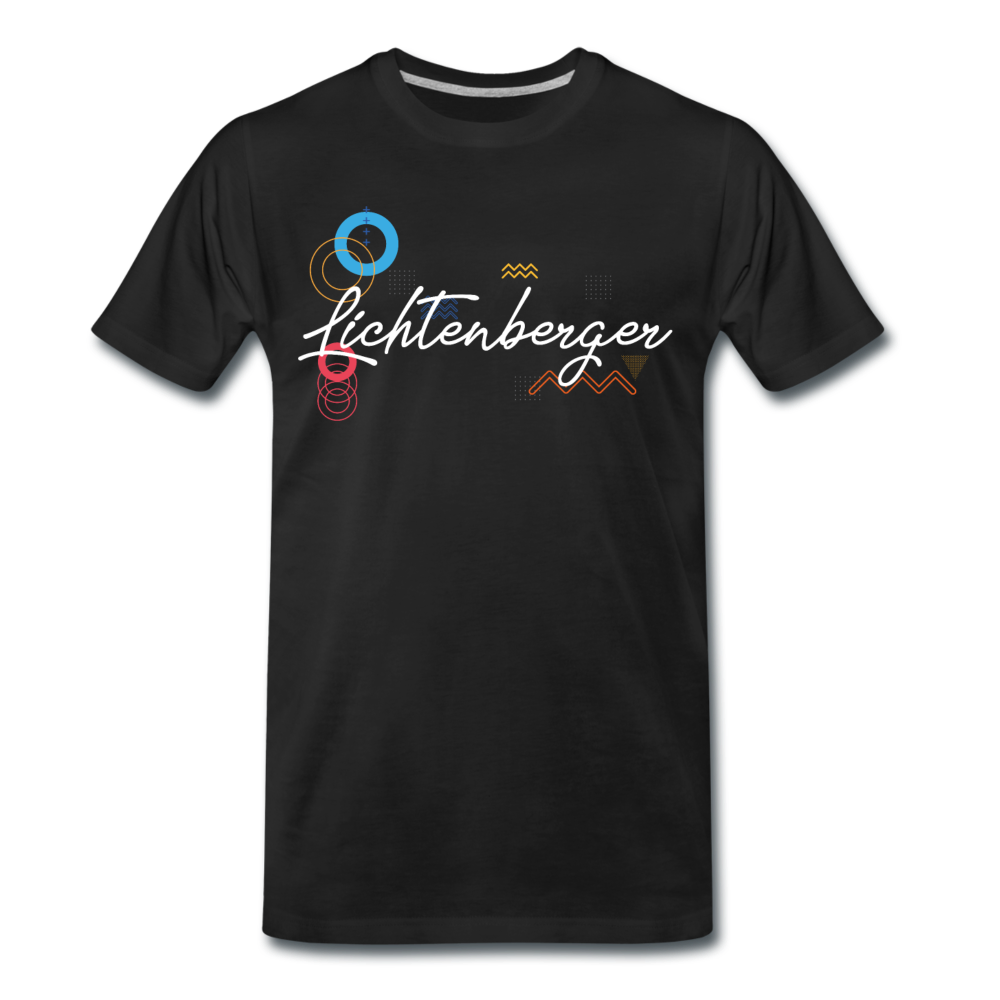Lichtenberger - Männer Premium T-Shirt - Schwarz