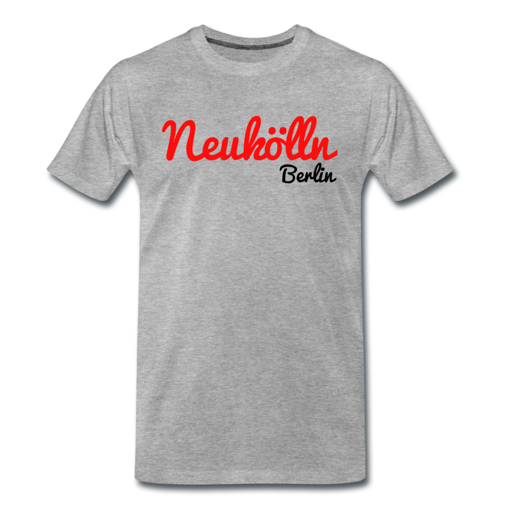 Neukölln Berlin - Männer Premium T-Shirt - Grau meliert