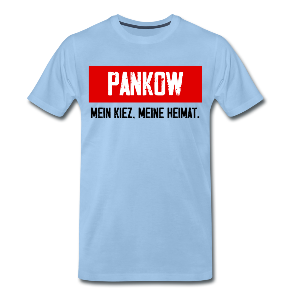 Mein Kiez meine Heimat - Männer Premium T-Shirt - Sky