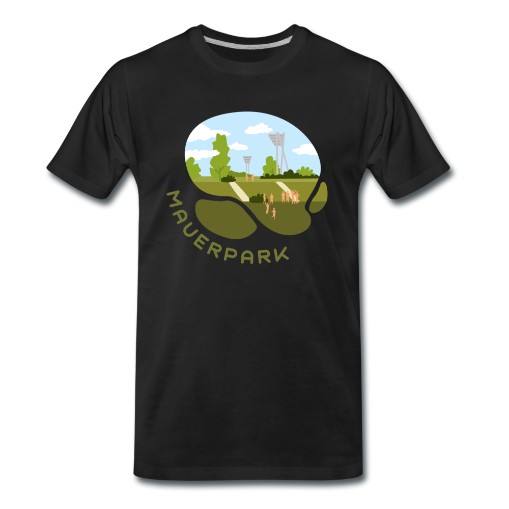 Mauerpark - Männer Premium T-Shirt - Schwarz