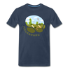 Mauerpark - Männer Premium T-Shirt - Navy