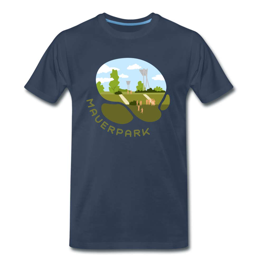 Mauerpark - Männer Premium T-Shirt - Navy