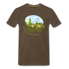 Mauerpark - Männer Premium T-Shirt - Edelbraun
