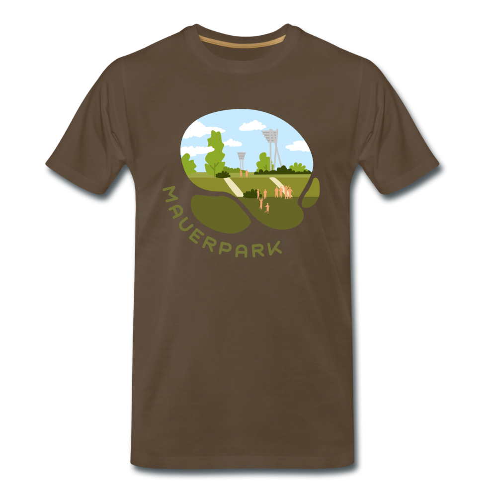 Mauerpark - Männer Premium T-Shirt - Edelbraun