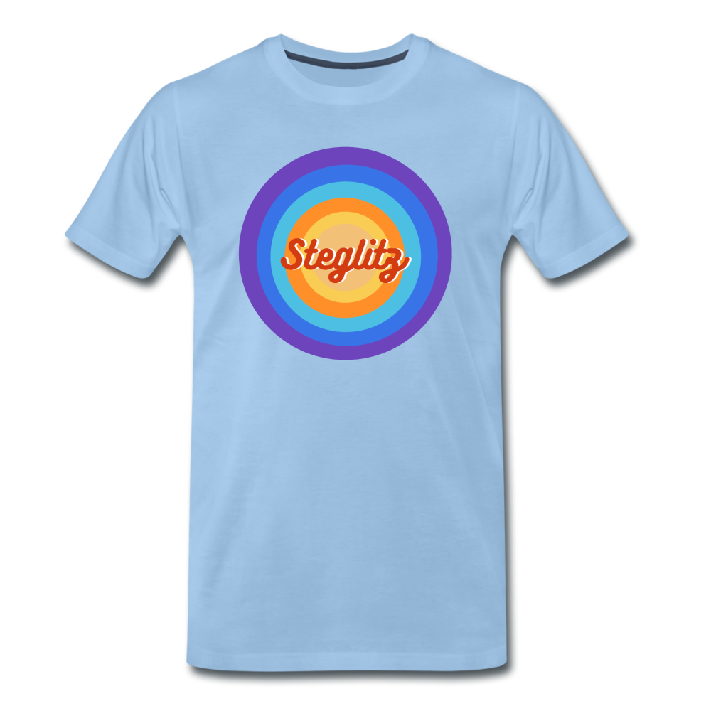 Steglitz Retro - Männer Premium T-Shirt - Sky