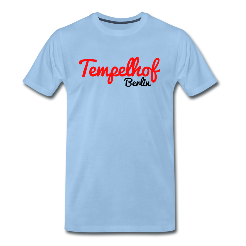 Tempelhof Berlin - Männer Premium T-Shirt - Sky