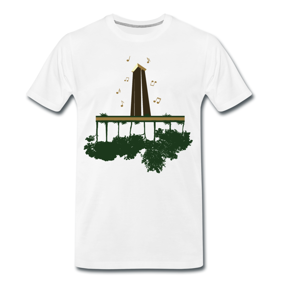 Carillon Tiergarten - Männer Premium T-Shirt - Weiß