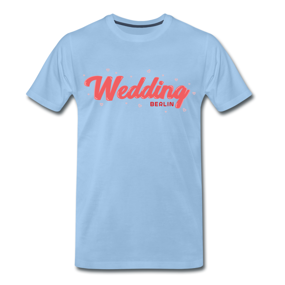Wedding Berlin - Männer Premium T-Shirt - Sky