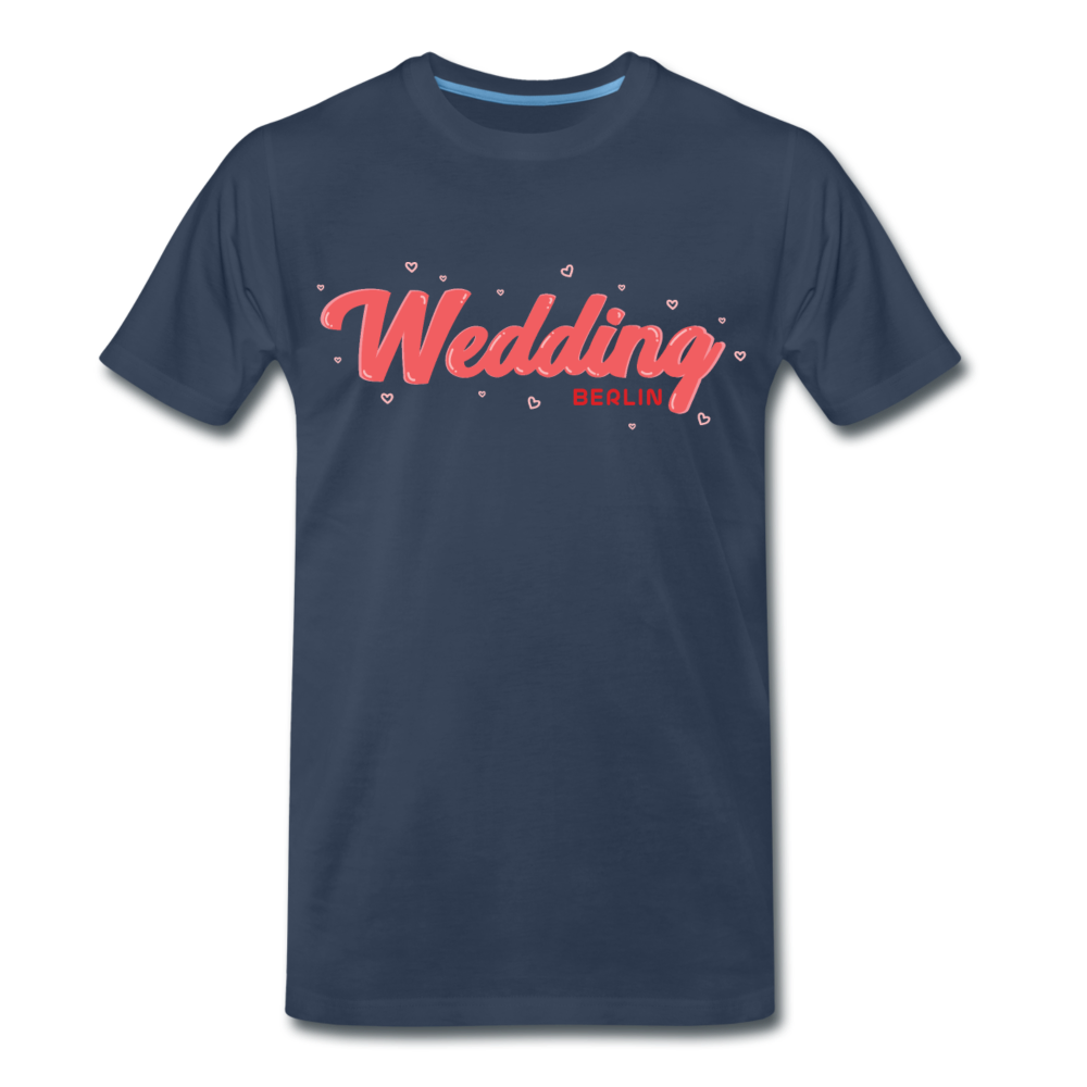 Wedding Berlin - Männer Premium T-Shirt - Navy