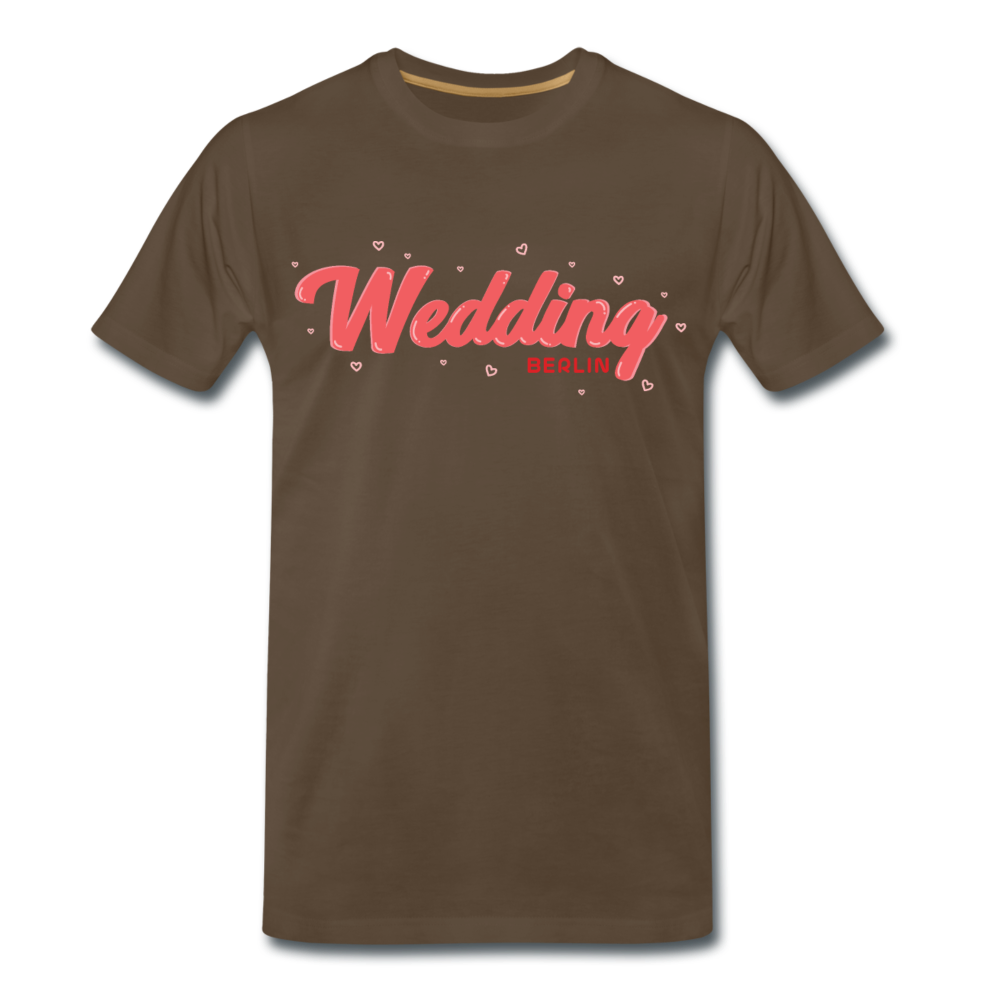 Wedding Berlin - Männer Premium T-Shirt - Edelbraun