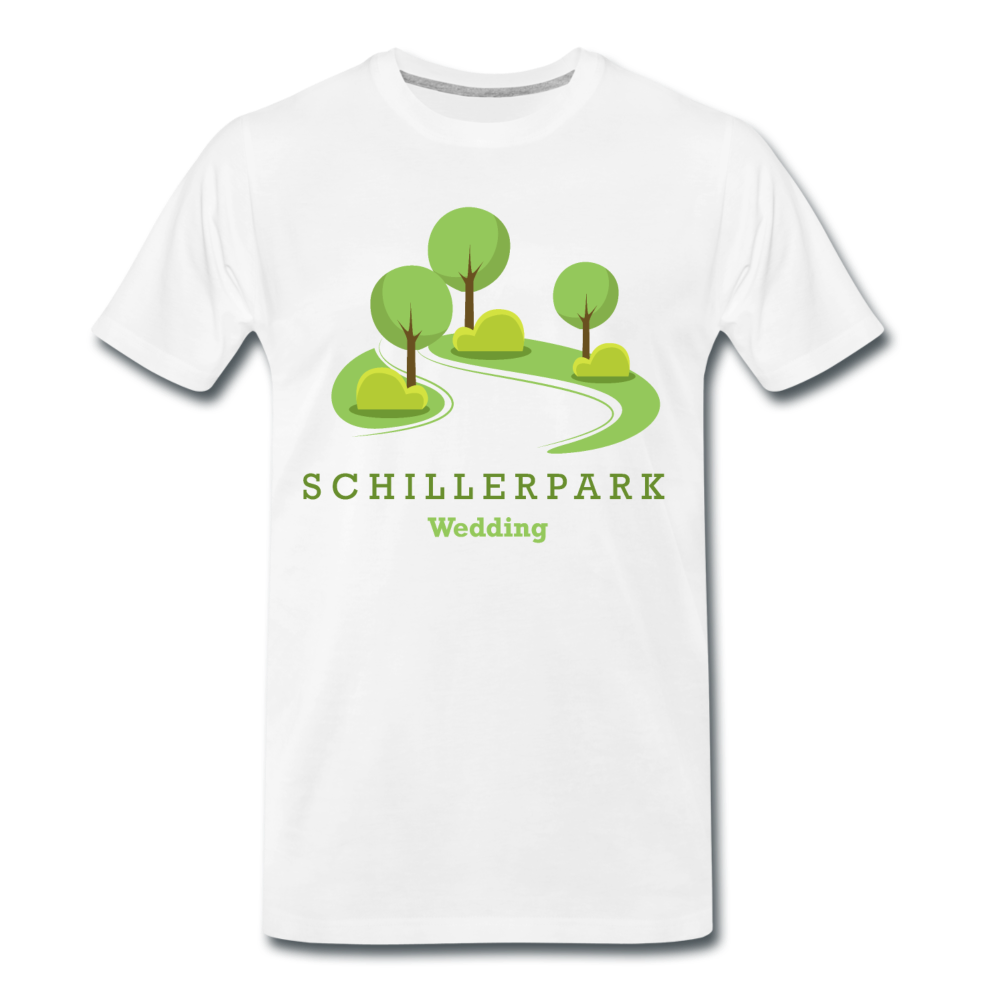 Schillerpark - Männer Premium T-Shirt - Weiß