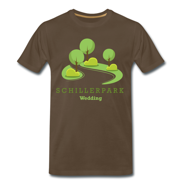 Schillerpark - Männer Premium T-Shirt - Edelbraun