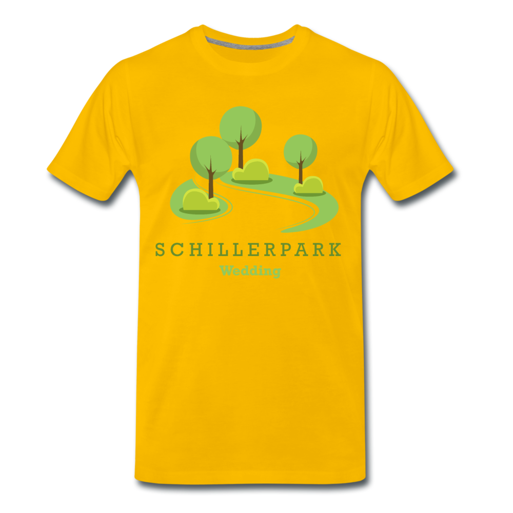 Schillerpark - Männer Premium T-Shirt - Sonnengelb