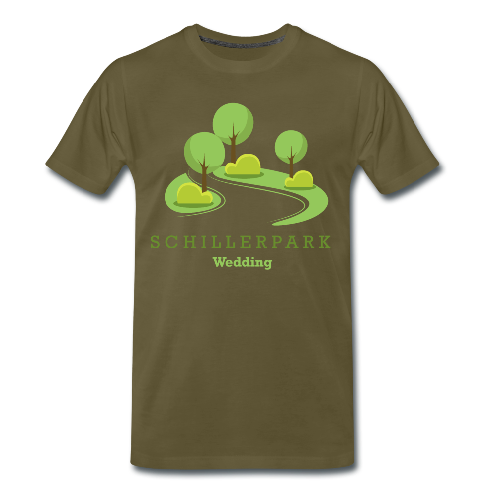 Schillerpark - Männer Premium T-Shirt - Khaki