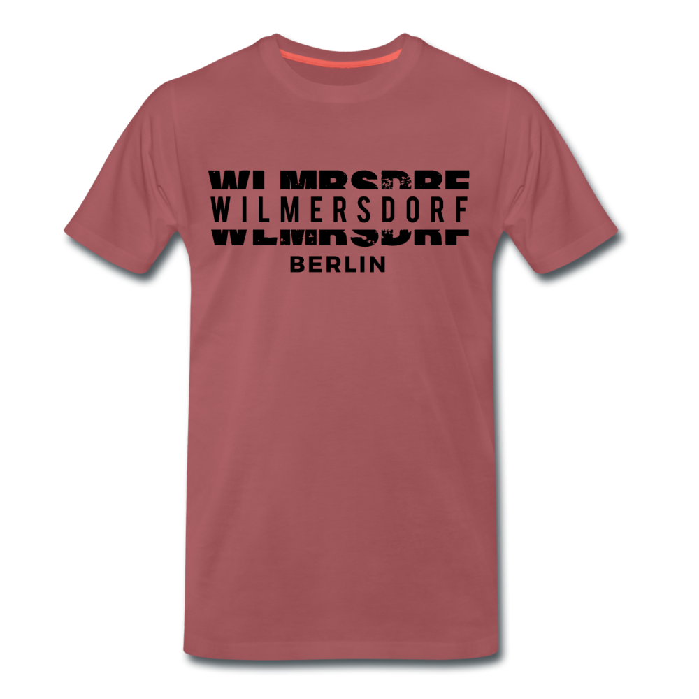 WLMRSDRF - Männer Premium T-Shirt - washed Burgundy
