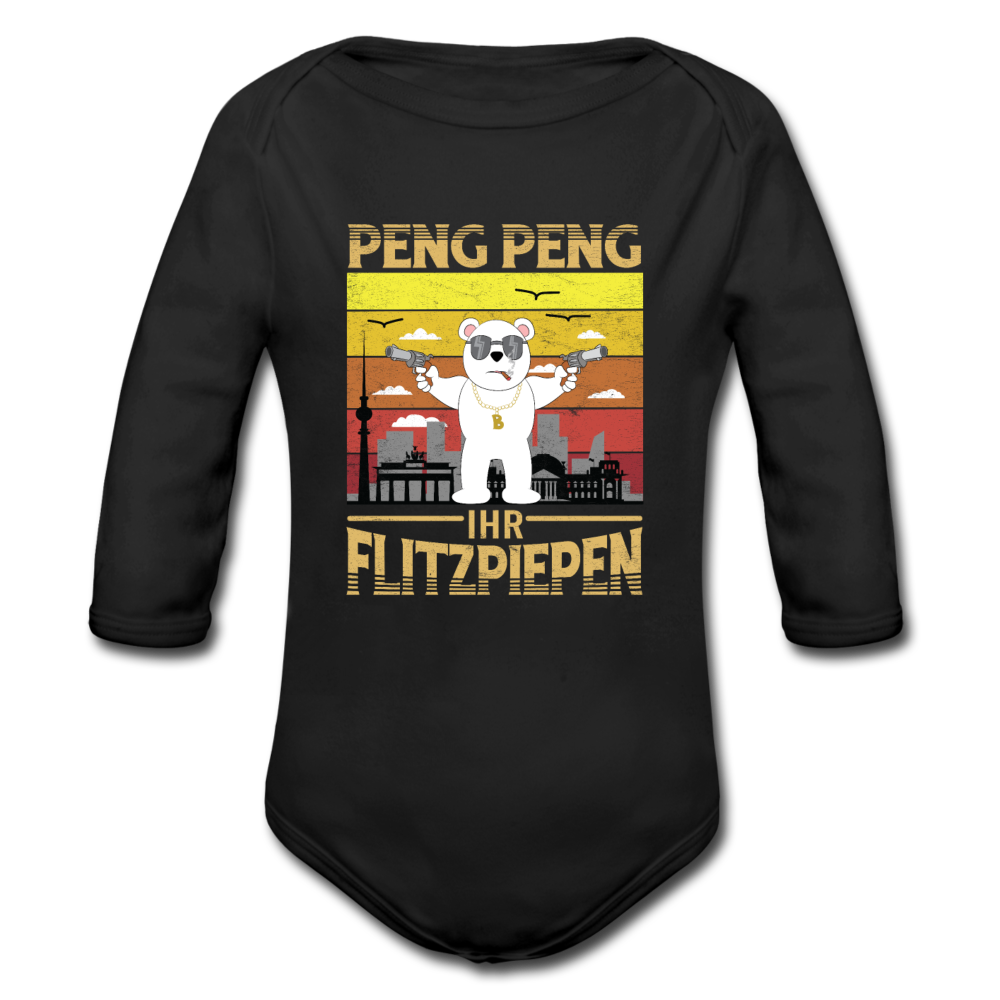 Peng Peng - Bio-Langarmbody - Schwarz
