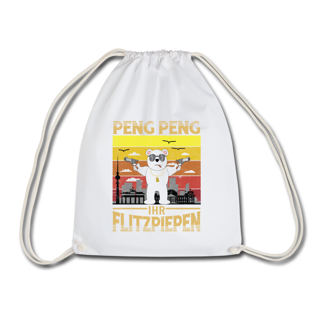 Peng Peng - Turnbeutel - Weiß