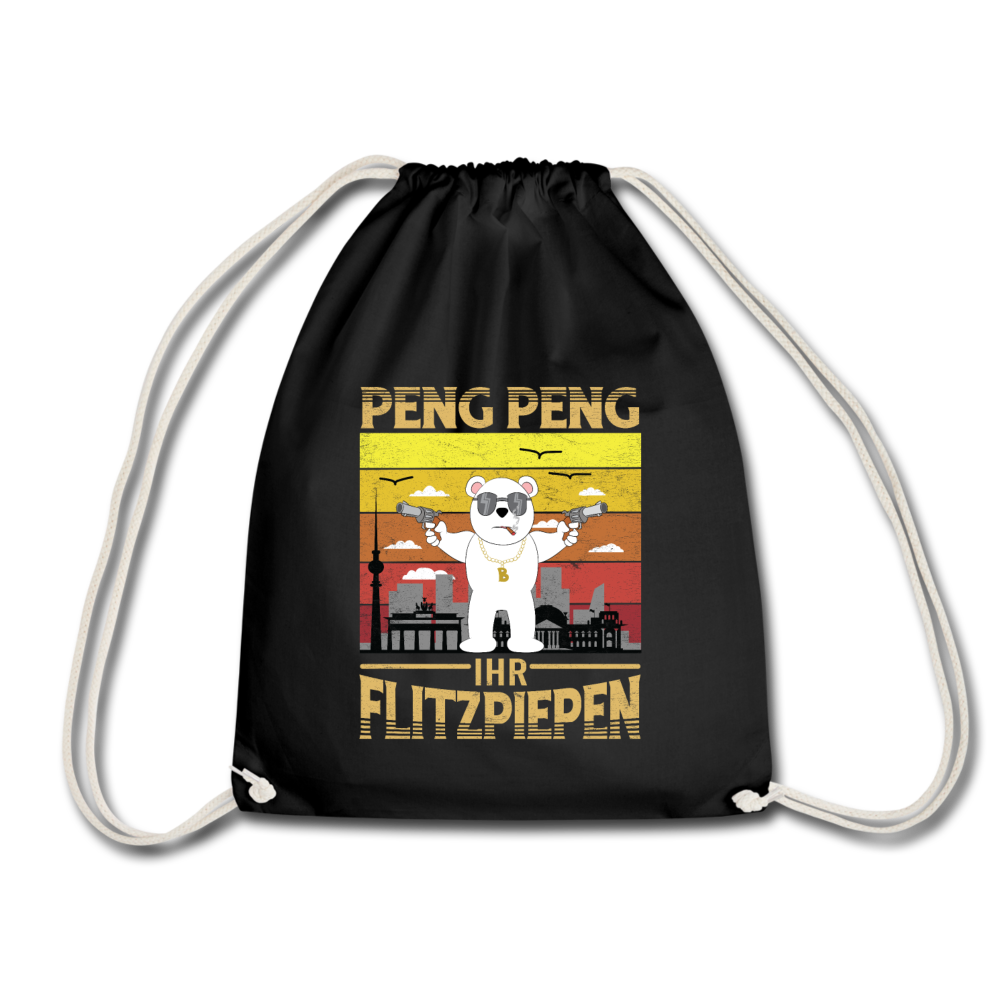 Peng Peng - Turnbeutel - Schwarz