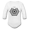 Tegel TXL Umrisse - Bio-Langarmbody - Weiß