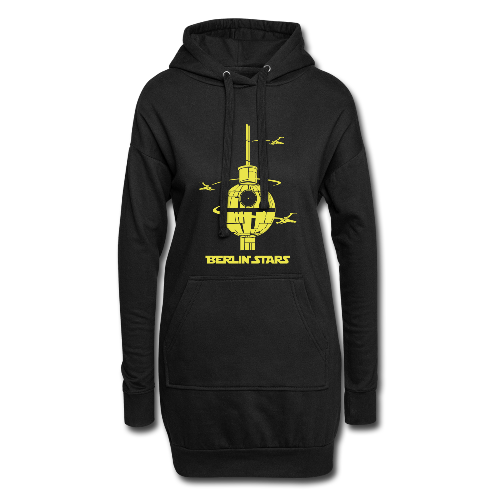 Berlin Stars - Hoodie-Kleid - Schwarz
