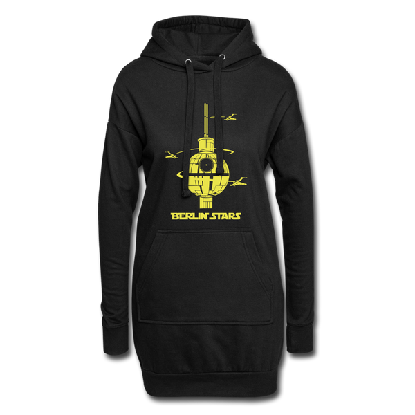 Berlin Stars - Hoodie-Kleid - Schwarz