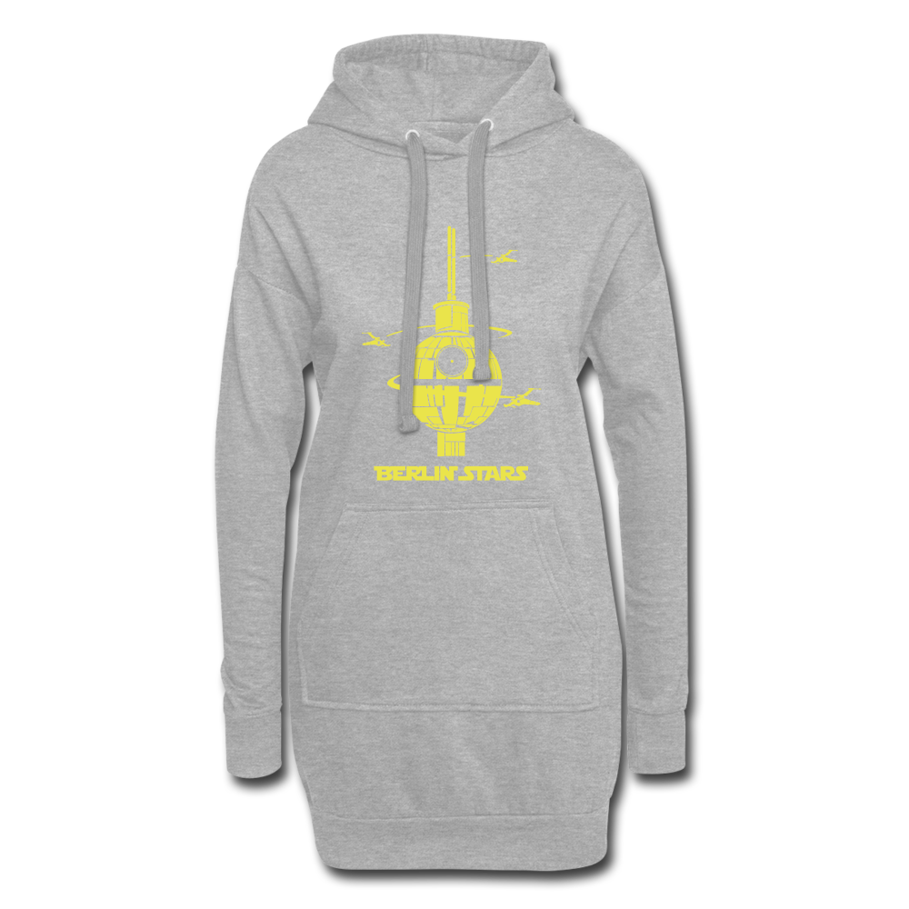 Berlin Stars - Hoodie-Kleid - Grau meliert