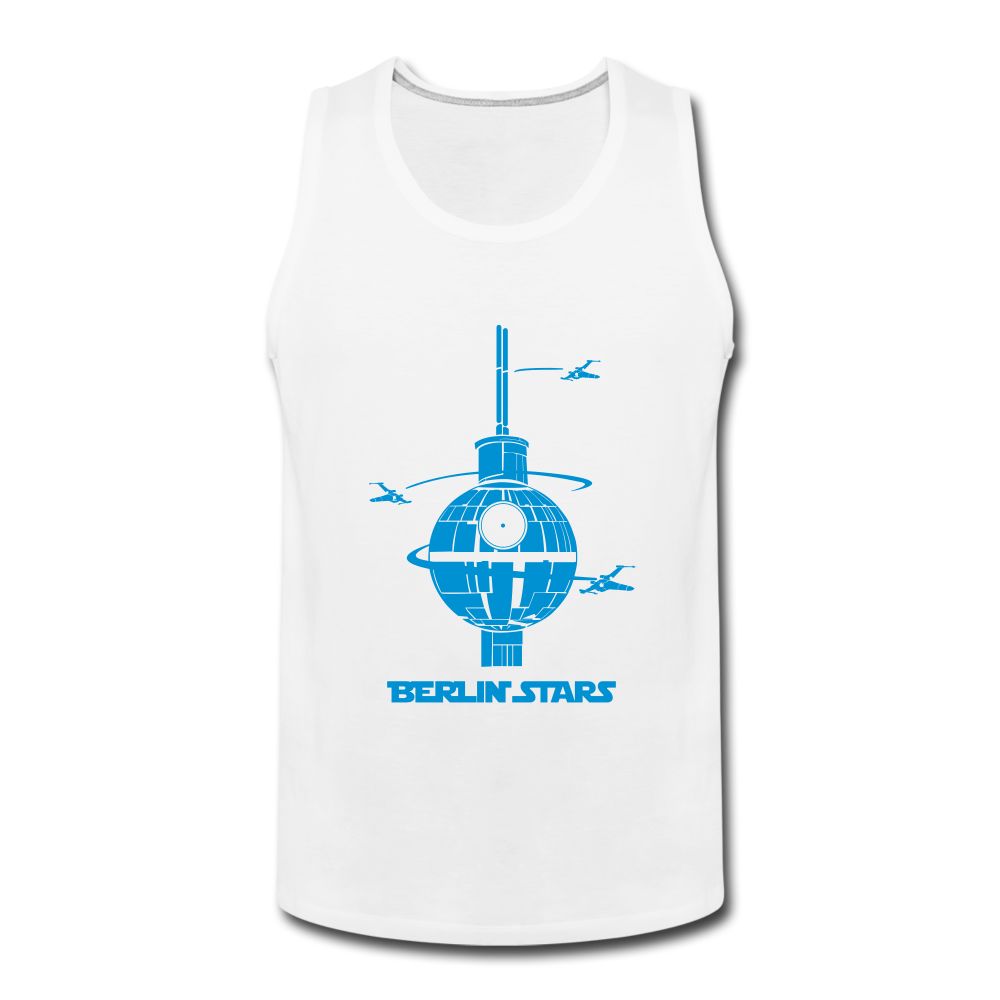 Berlin Stars - Blau - Männer Premium Tank Top - Weiß