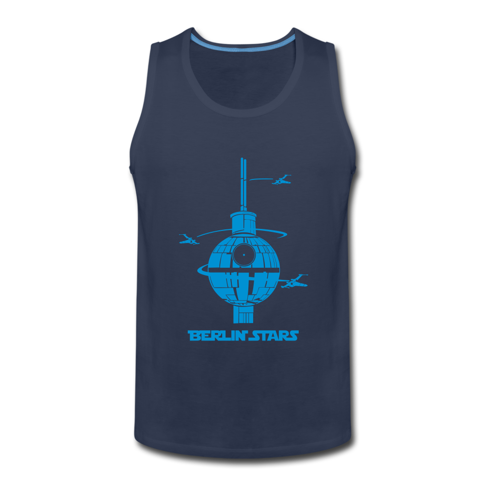 Berlin Stars - Blau - Männer Premium Tank Top - Navy