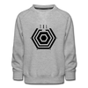 Tegel TXL Umrisse - Kinder Premium Sweatshirt - Grau meliert