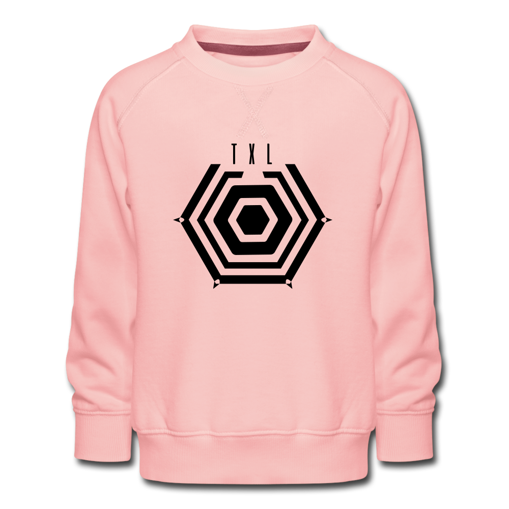 Tegel TXL Umrisse - Kinder Premium Sweatshirt - Kristallrosa