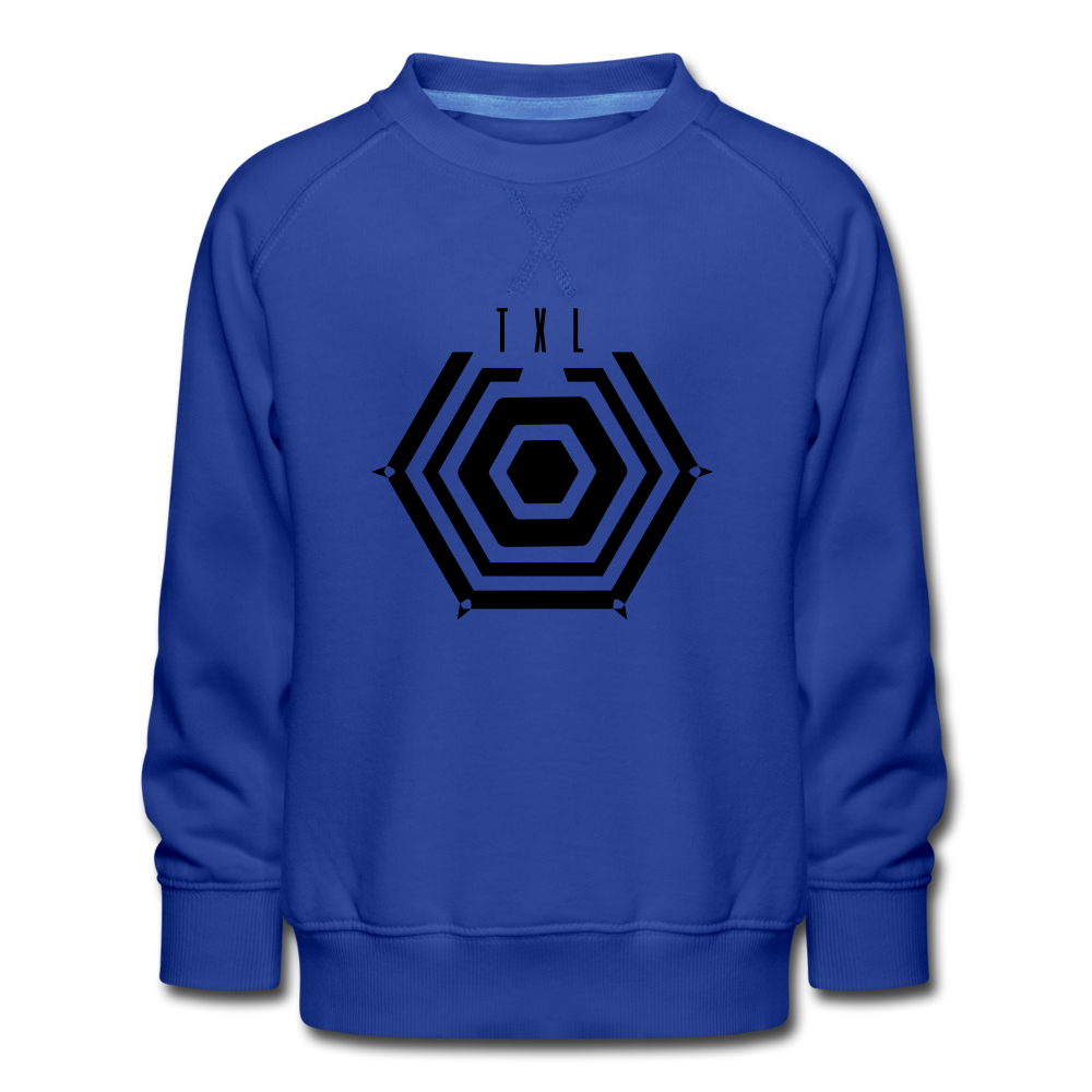Tegel TXL Umrisse - Kinder Premium Sweatshirt - Royalblau