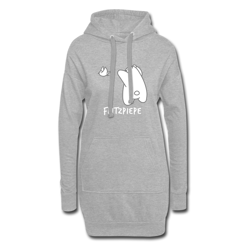 Flitzpiepe - Hoodie-Kleid - Grau meliert