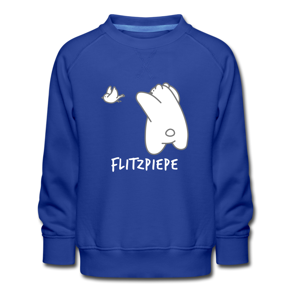 Flitzpiepe - Kinder Premium Sweatshirt - Royalblau