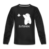 Flitzpiepe - Teenager Langarmshirt - Schwarz