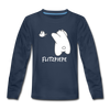 Flitzpiepe - Teenager Langarmshirt - Navy