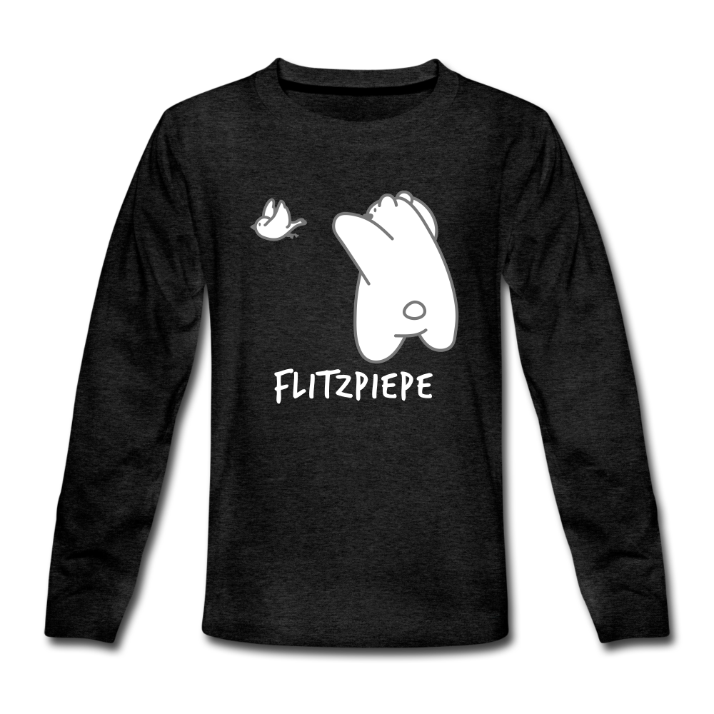 Flitzpiepe - Teenager Langarmshirt - Anthrazit