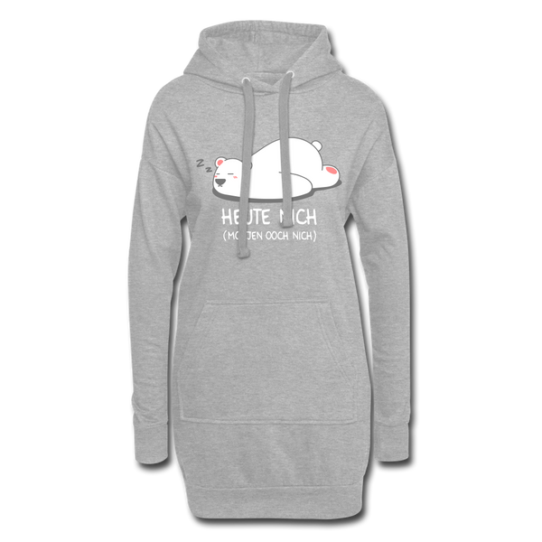 Heute nich! - Hoodie-Kleid - Grau meliert