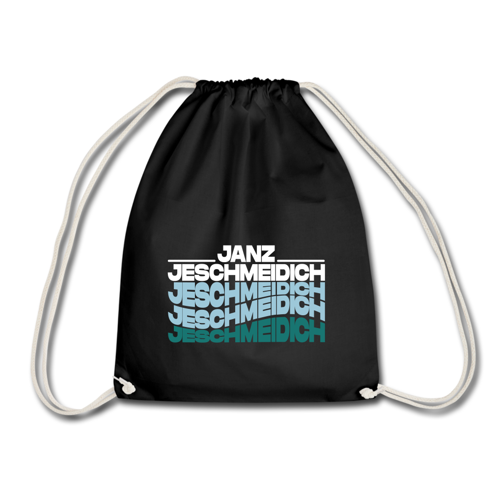 Janz Jeschmeidich - Turnbeutel - Schwarz